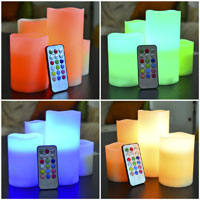 Color-Changing LED with Remote Control Candles